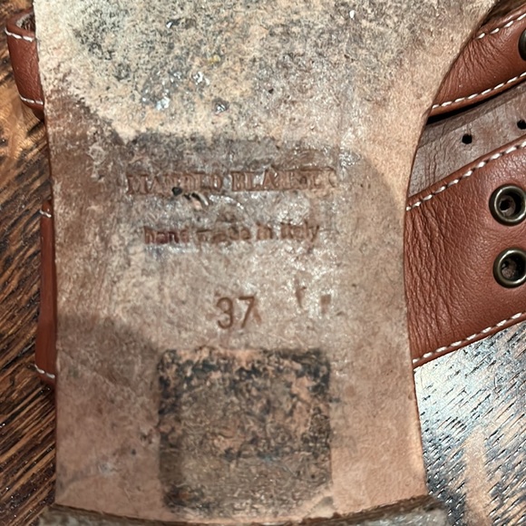 Manolo Blahnik brown leather sandals - Picture 6 of 6